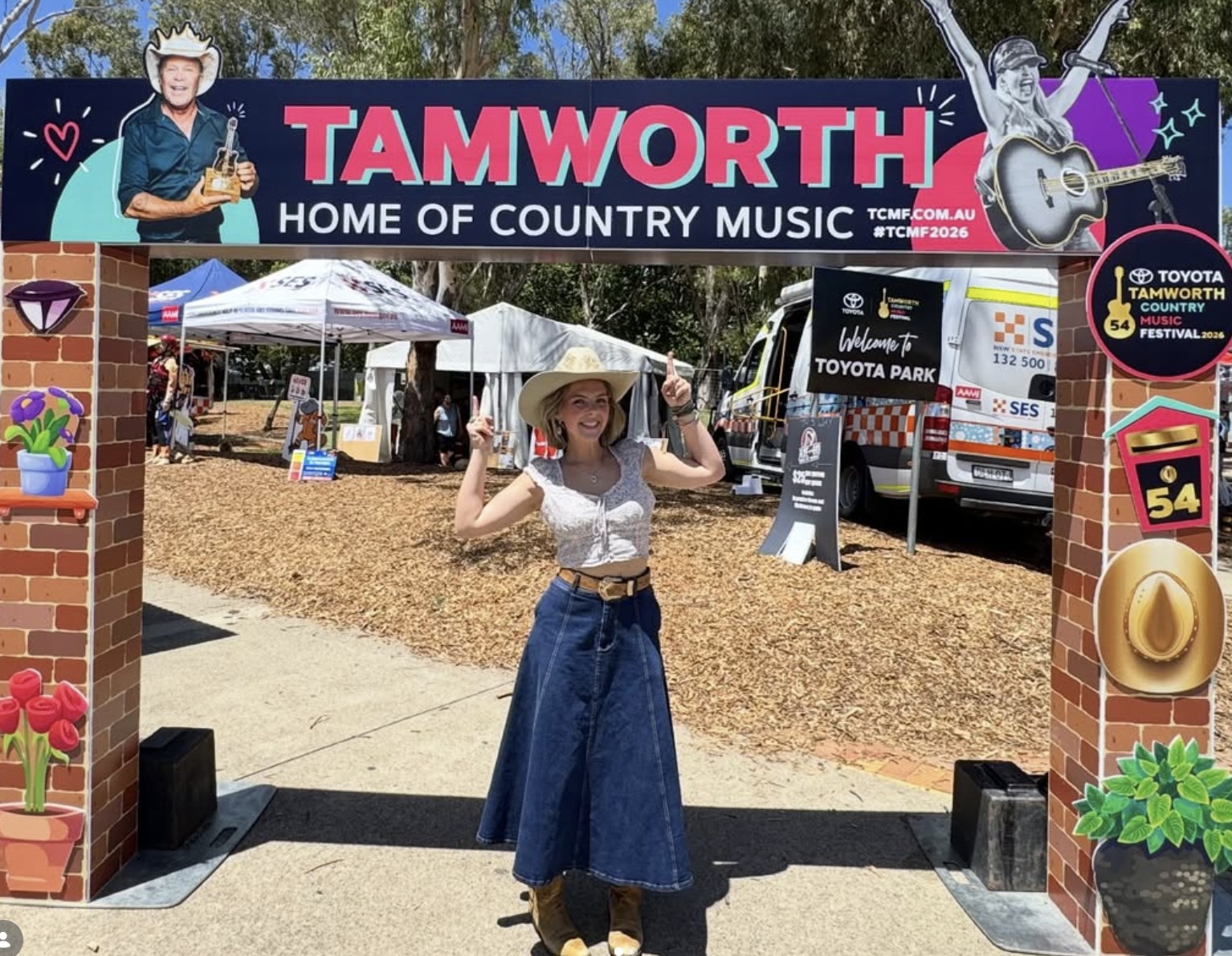 Ruby Holden at Tamworth Country Music Festival